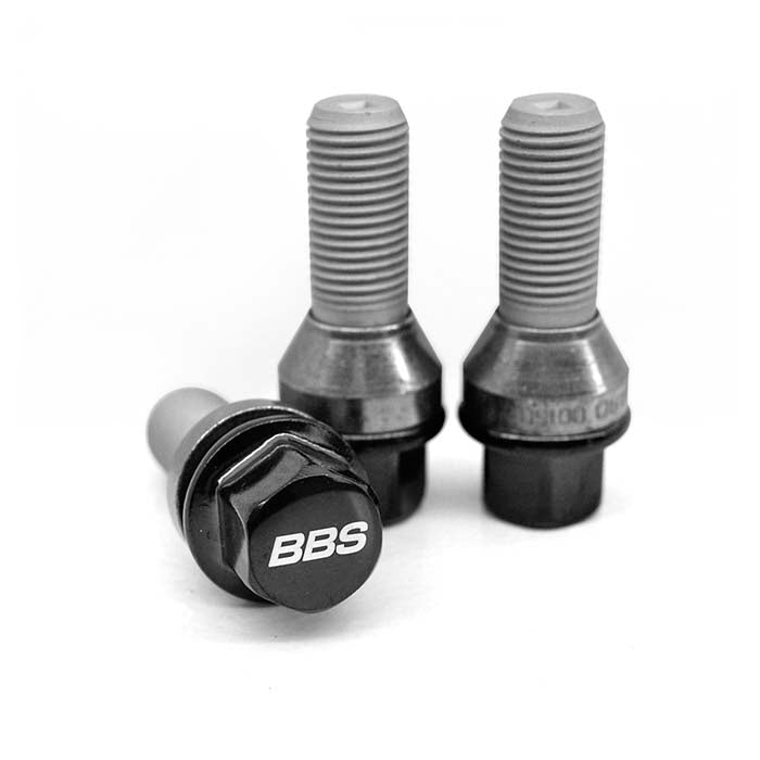 BBS, Sorte Kegleformet Bolte M14x1.5x33 - Pakke med 20