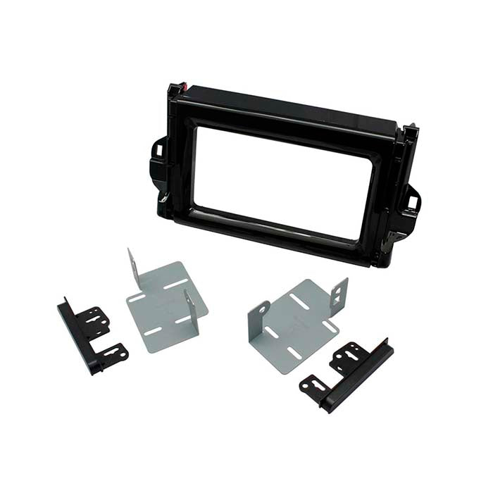 Connects2, Toyota Fortuner Radio Frame 2015-2021, 2-DIN, Black