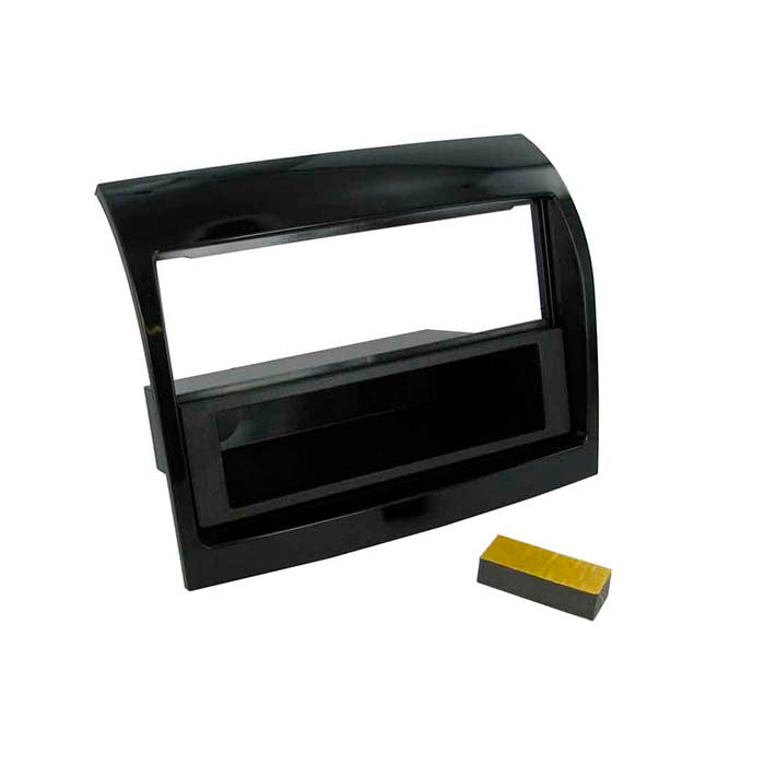 Connects2, Gloss Black Radio Frame for Fiat Ducato 2012-2014 - 1-DIN Compatible