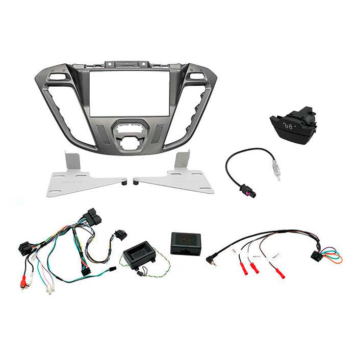 Connects2, Ford Transit Custom 2-DIN Installationskit (2012-2016) - Phoenix, Silver