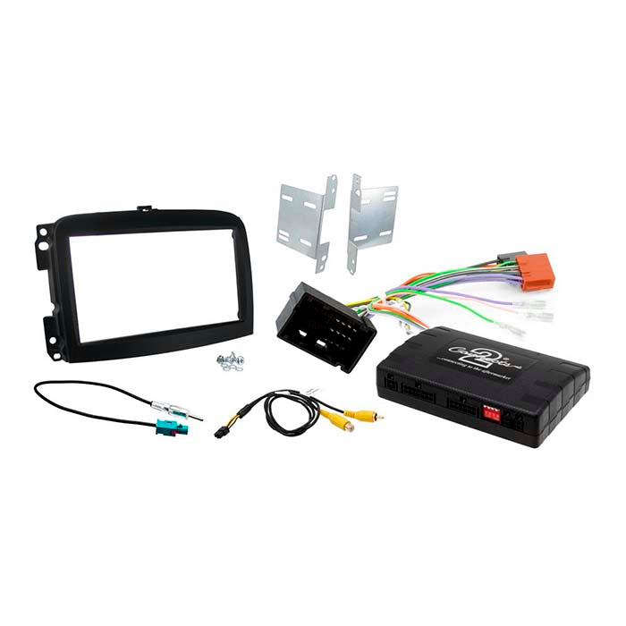 Connects2, Fiat 500L 2012+ 2-DIN Kit med INFODapter Interface