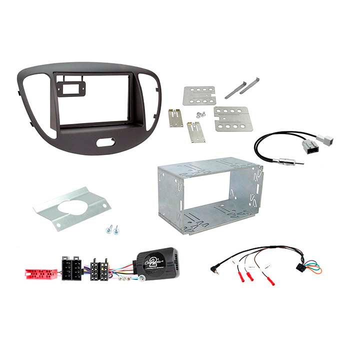 Connects2, Hyundai i10 2008-2013 Komplet 2-DIN Installationskit