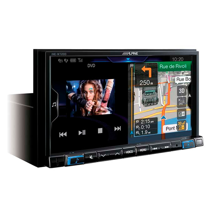 Alpine, 7" Touchscreen 2-DIN Multimedie Navigator