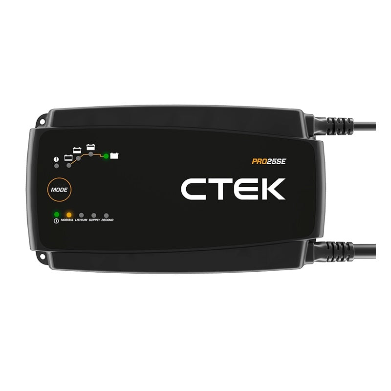 CTEK, Pro25SE Batterioplader 12V 25A med 6m Kabler