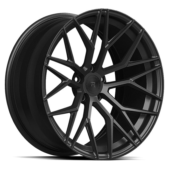 Rautamo, Satin Black 19" Fælge - 5x114.3 ET45 R9 Series