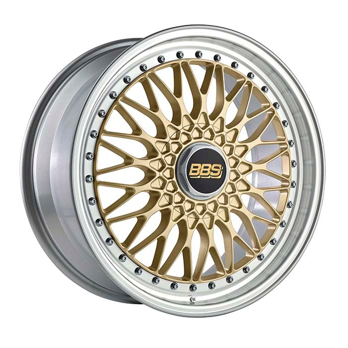 BBS, Gold Diamondcut 19" Super RS Alloy Wheel 8.5x19 ET43 5x112