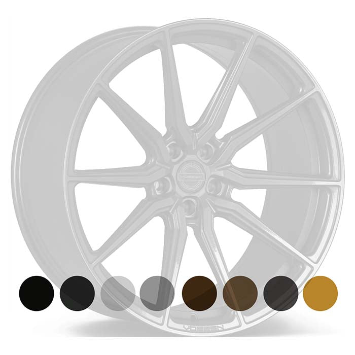 Vossen, HF3 20" Alufælge Raw Finish