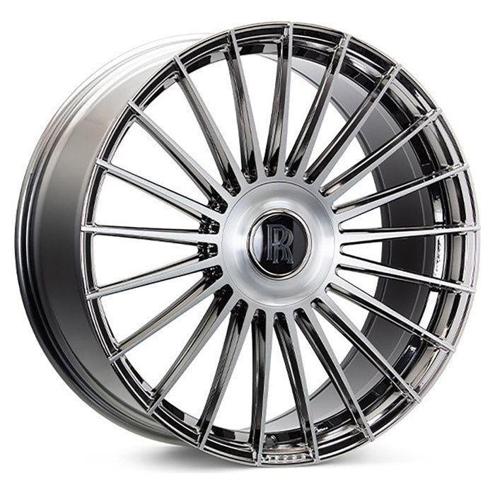 Vossen, HF8 Brushed Black Diamond 10x24 5/130 ET15